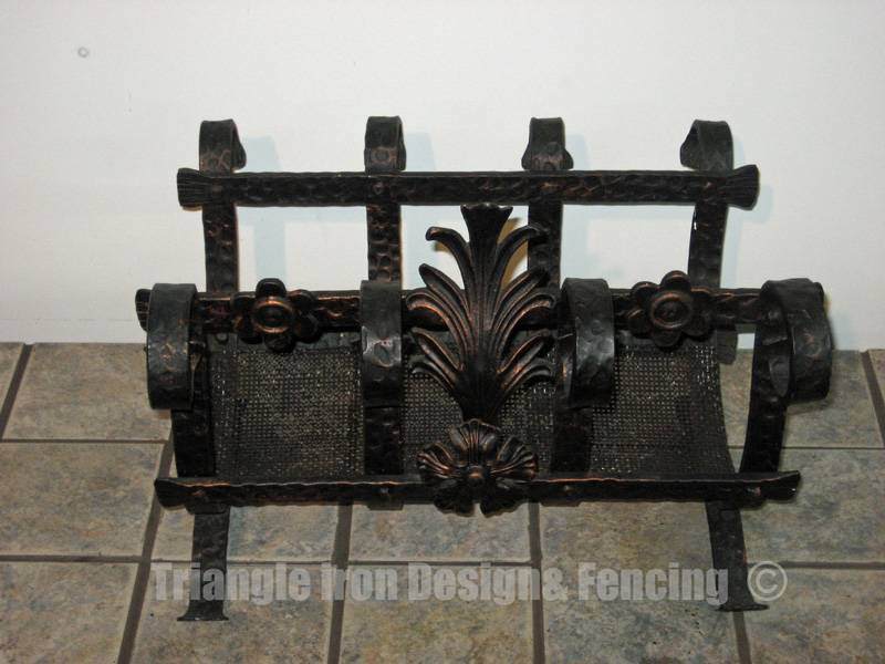 hand forged iron design for home decor