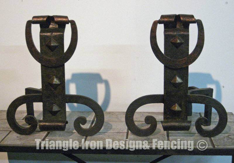 front view of the iron stand for home decor