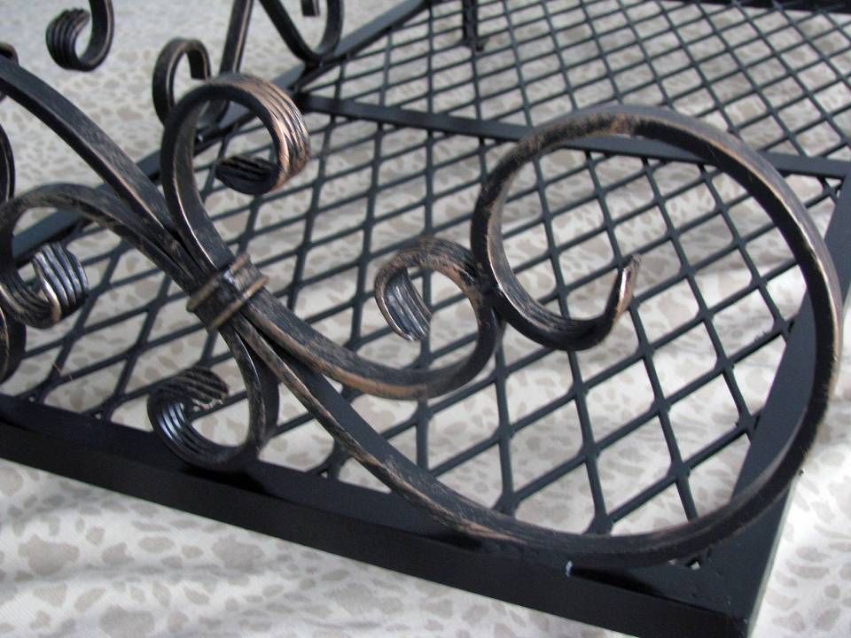 wrought iron made pet bed